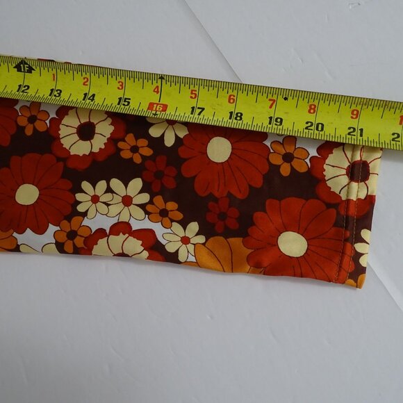 Shein Curve Retro Floral Brown 2-Pc Crop Top and Pull-on Skirt Women Size OXL 12 - Picture 13 of 14